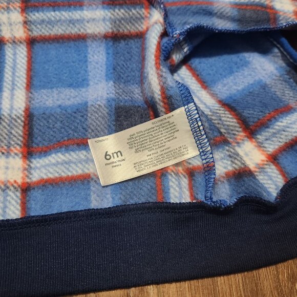 Carter's Baby Boy Jackets 6M - Hooded, Fleece, Button, Sleeves, Sleeveless - Picture 14 of 15